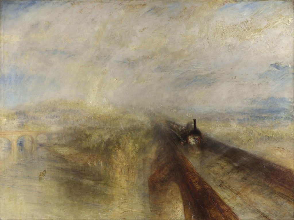 best exhibitions 2025: J. M. W. Turner, Rain, Steam, and Speed, 1844, National Gallery, London, UK.
