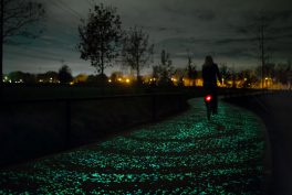 Studio Roosegaarde, Van Gogh Path, 2012-2020, Eindhoven and Neunen, Netherlands. Studio Roosegaarde.