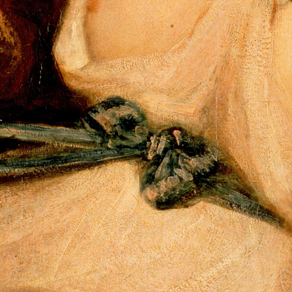 Cupid Untying the Zone of Venus: Sir Joshua Reynolds, Cupid Untying the Zone of Venus, 1788, Hermitage Museum, Saint Petersburg, Russia. Detail.
