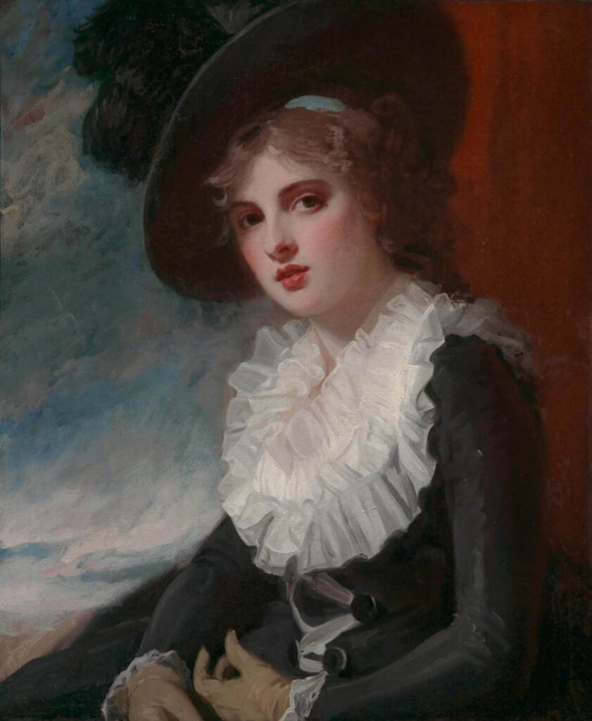 Cupid Untying the Zone of Venus: George Romney, Portrait of Emma Hart, c. 1784, Museum of Fine Arts, Boston, MA, USA.
