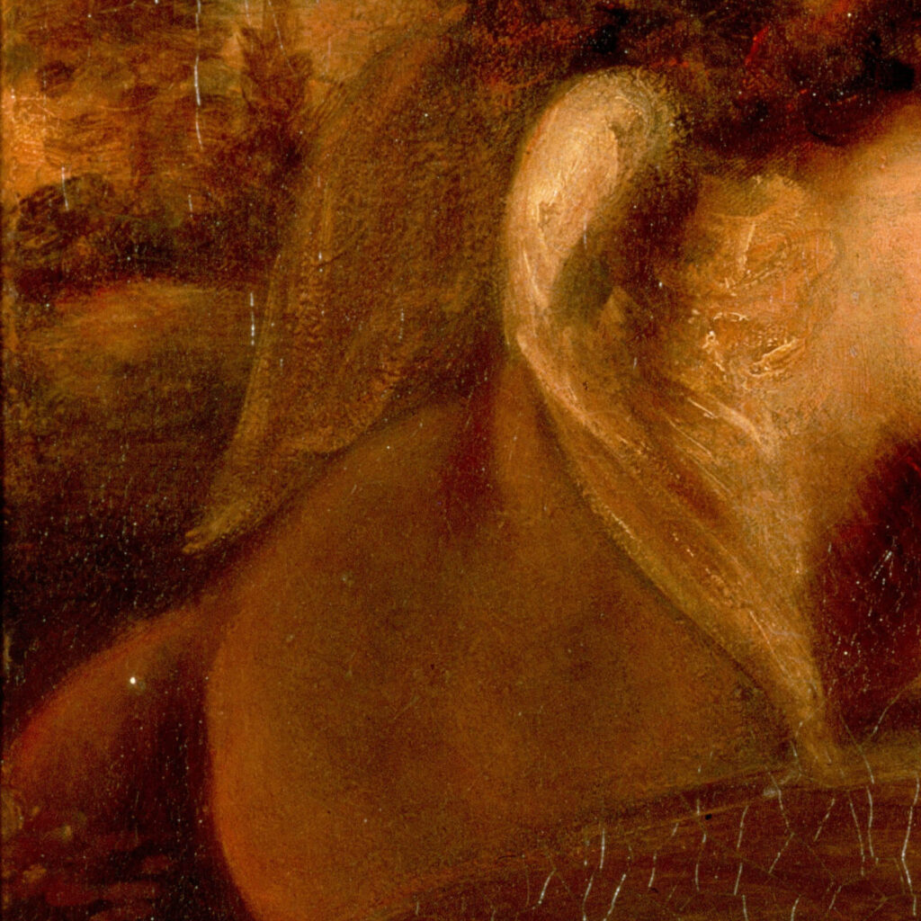 Cupid Untying the Zone of Venus: Sir Joshua Reynolds, Cupid Untying the Zone of Venus, 1788, Hermitage Museum, Saint Petersburg, Russia. Detail.
