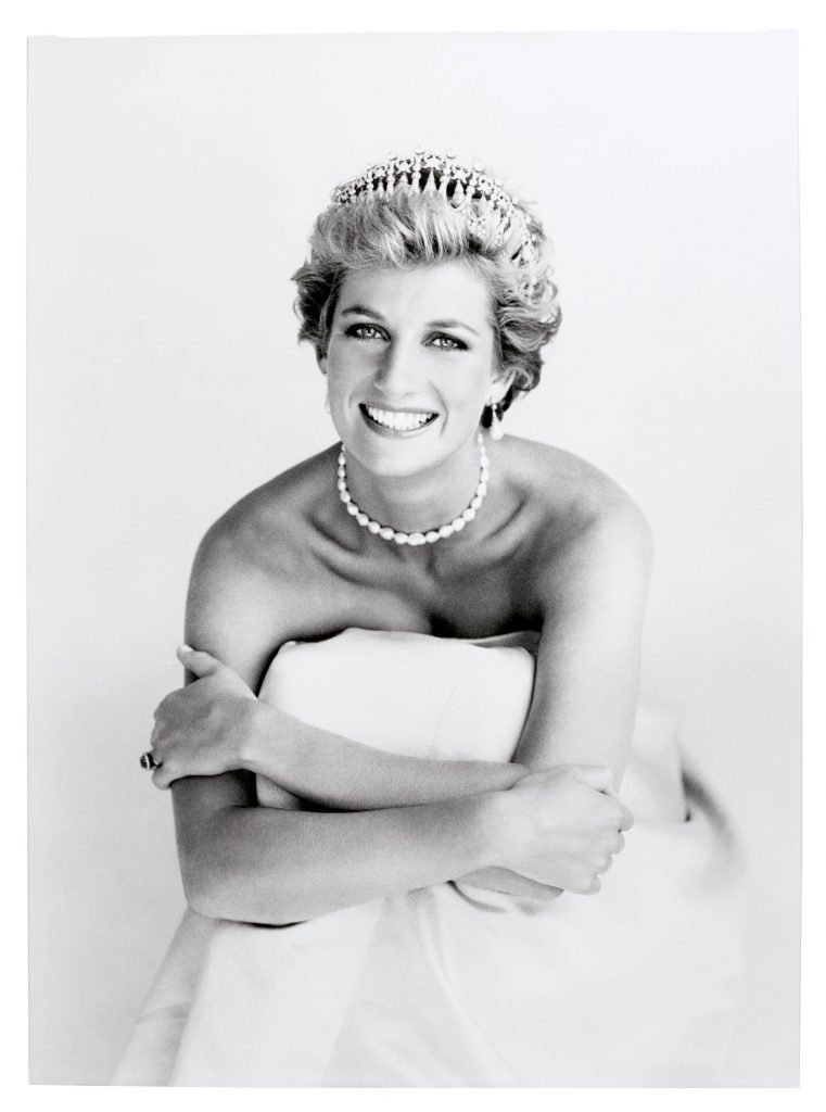 fashion photographers: Patrick Demarchelier, Princess Diana, London, 1990. Sotheby’s.