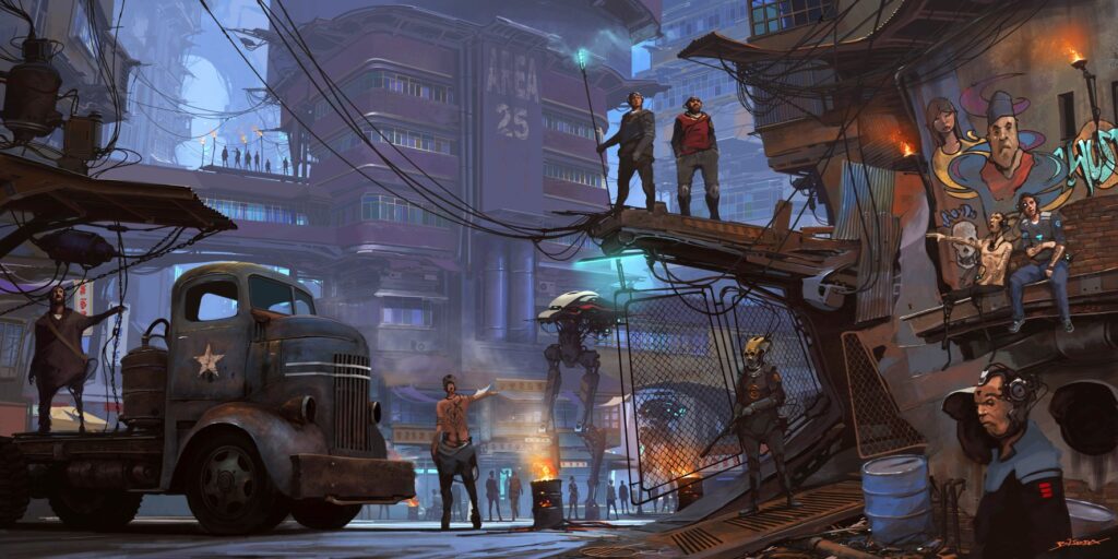 Alejandro Burdision, Jungle City, 2019, illustraton. ©Alejandro Burdisio.