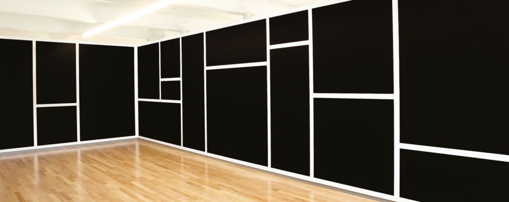 conceptual art: Sol LeWitt, Wall Drawing 792, 1995, Massachusetts Museum of Contemporary Art, North Adams, MA, USA.
