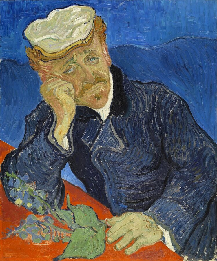 Vincent van Gogh, Dr Paul Gachet, 1890, Musée d'Orsay, Paris. France. 