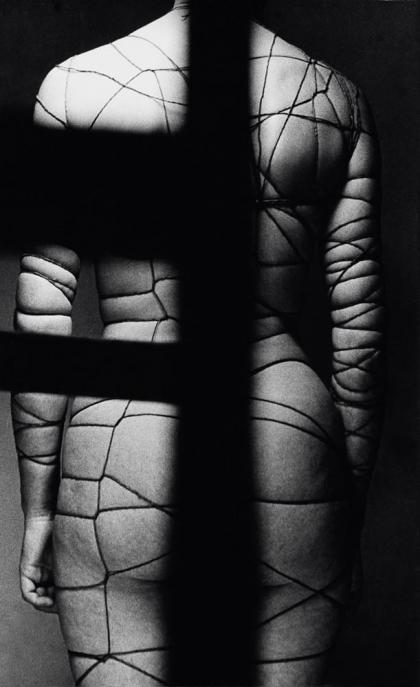 Zdzislaw Beksinski, Sadist Corset, 1957, photograph, ©Gallery of Zdzisław Beksiński, The Historical Museum, Sanok, Poland.