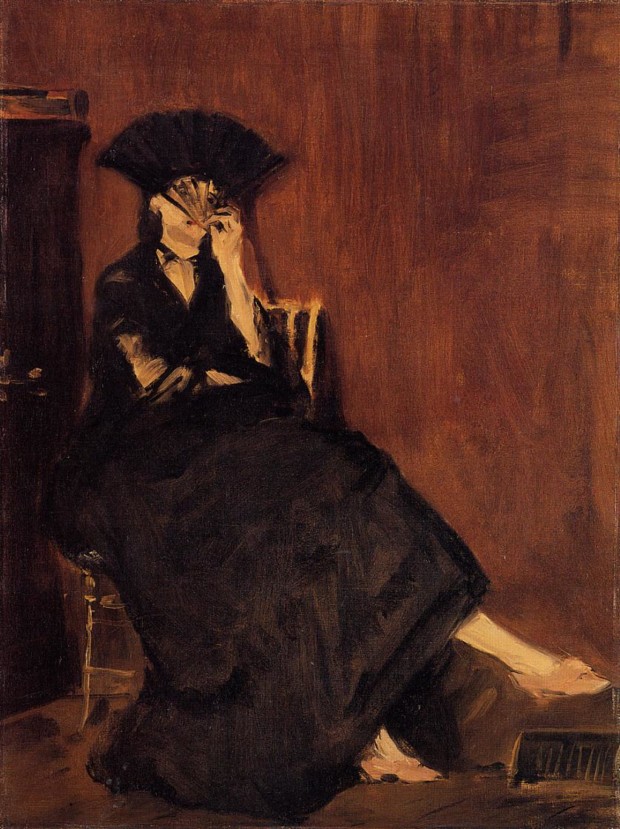 Edouard Manet, Berthe Morisot with a Fan, 1872, Musée d'Orsay