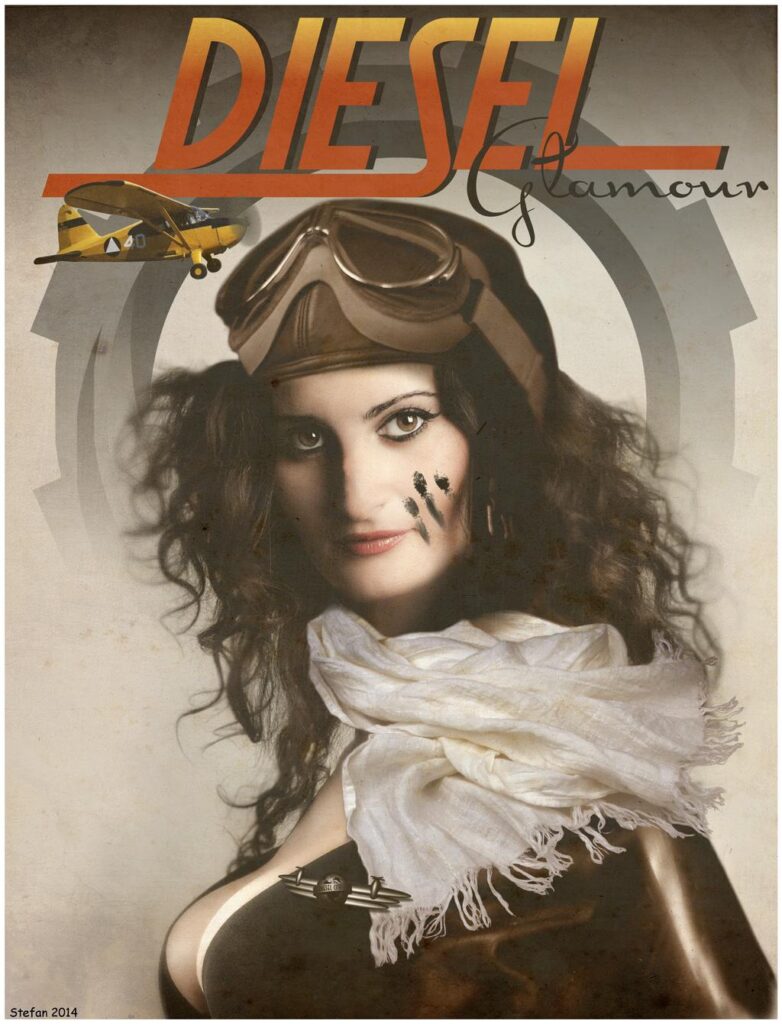 Stefan Prohaczka, Dieselpunk Madonna, 2014, illustration, © 2014 - 2020 stefanparis.