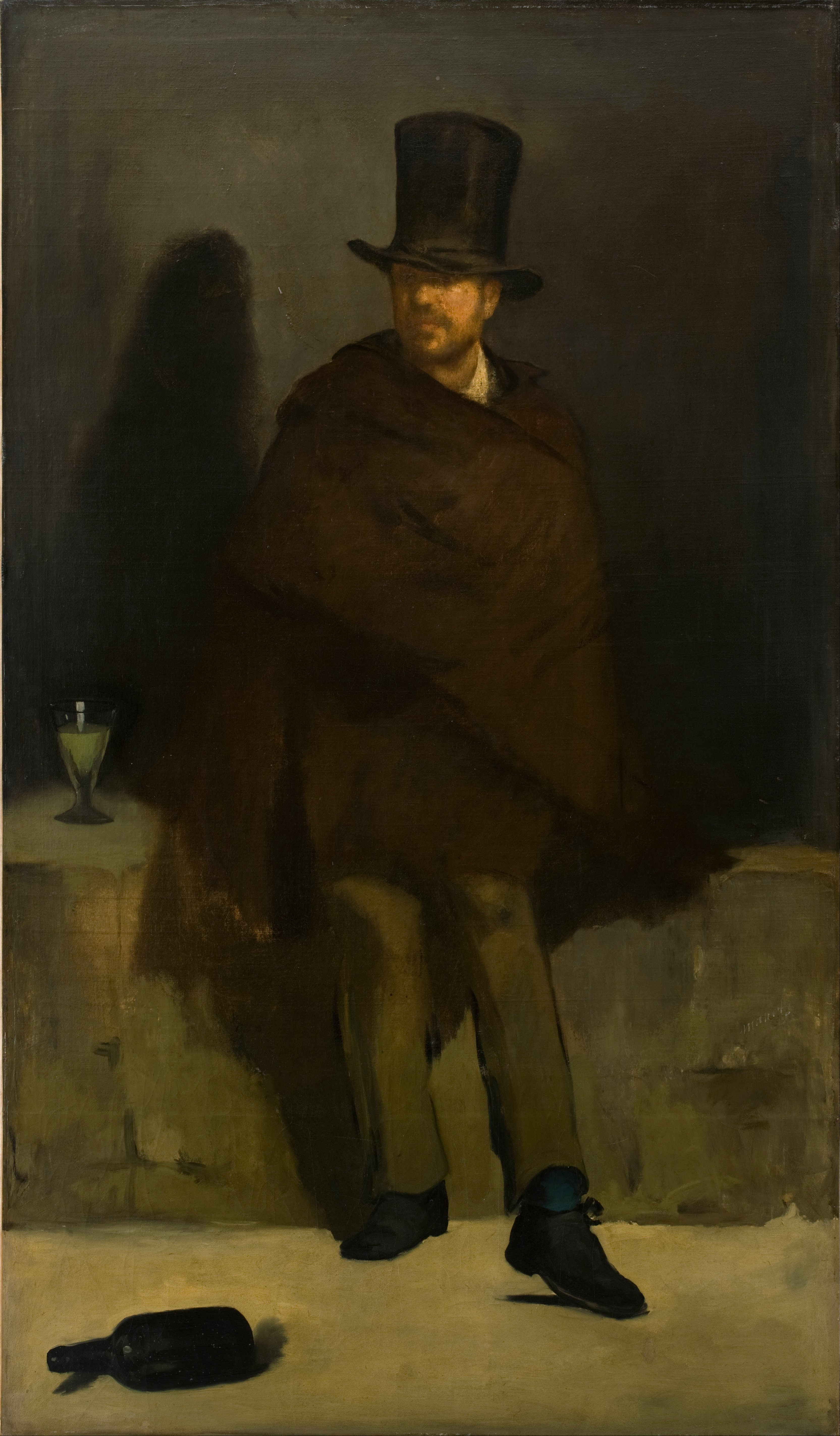 Edouard Manet, The Absinthe Drinker, 1859, Ny Carlsberg Glyptotek, Copenhagen