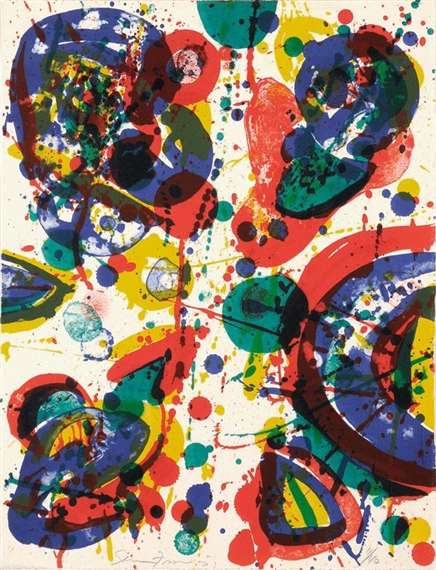 Sam Francis, Firework, 1963, 2012 Sam Francis Foundation, California / Artists Rights Society (ARS), NY, New Year's Fireworks
