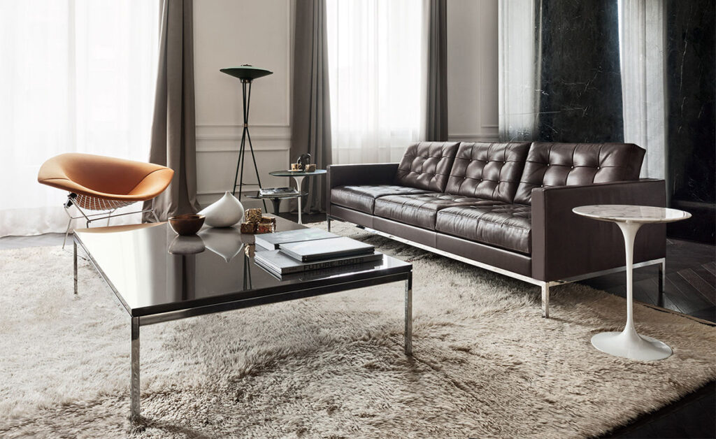 Five Key Women in Contemporary Interior Design: Florence Knoll, sofa
