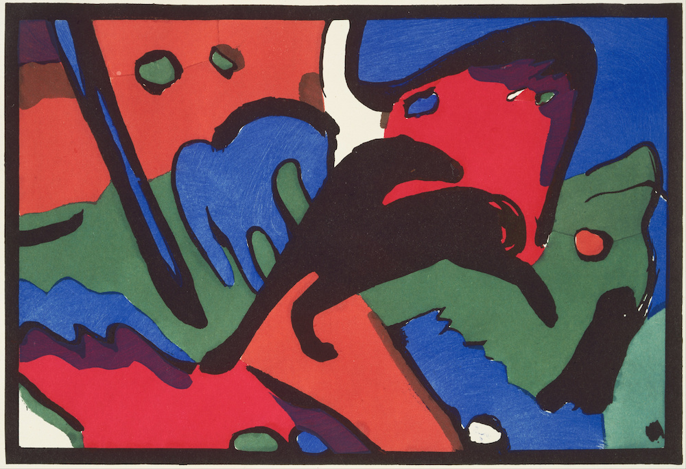 Franz Marc Horses Franz Marc, Wassily Kandinsky, Der Blaue Reiter Almanach, published by R. Piper & Co, 1912, Museum of Fine Arts, Boston, MA, USA. Google Arts & Culture.