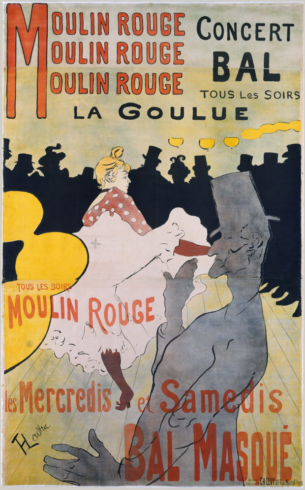 Posters 19th century Henri de Toulouse-Lautrec: Moulin Rouge: La Goulue, 1891, Metropolitan Museum of Art