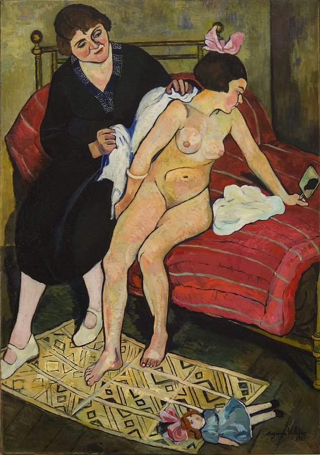 Suzanne Valadon Paintings: Suzanne Valadon, The Abandoned Doll, 1921, National Museum of Women in the Arts, Washington, DC, USA.
