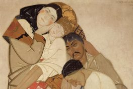 Ukraine, Modernism, Fedir Krychevsky, Life Triptych: Family, 1927
