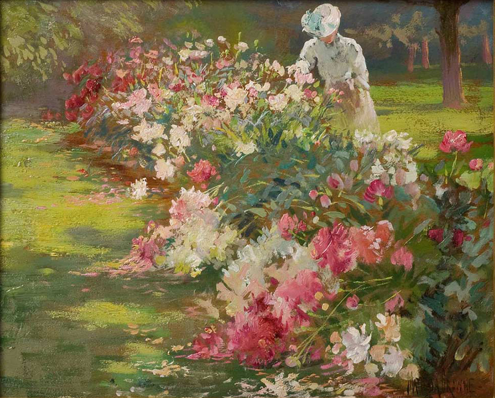 Matilda Browne, Peonies, 1907, Florence Griswold Museum, Old Lyme, CT, USA.