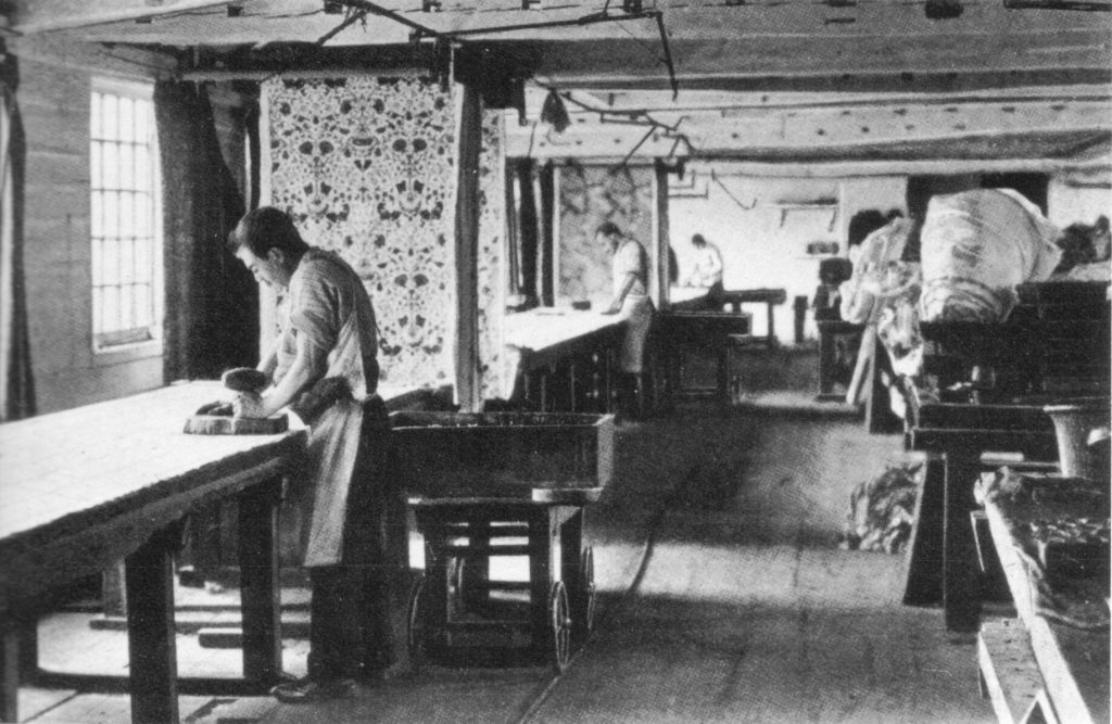 New Year's resolutions: Printing chintzes at Merton Abbey