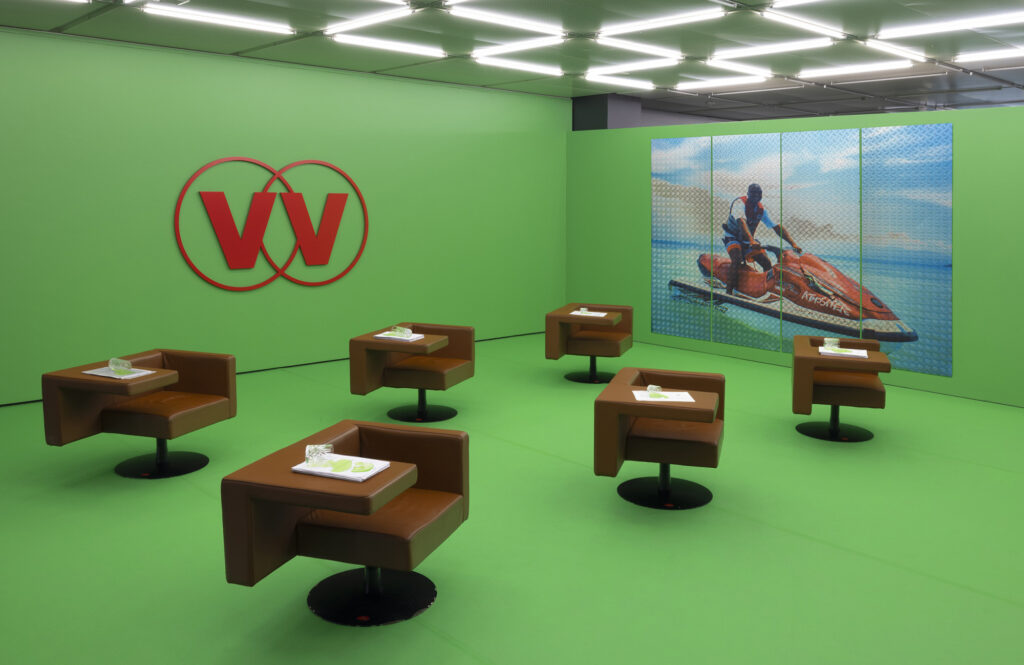 Christelle Oyiri: Christelle Oyiri, VENOM VOYAGE, installation view, gta exhibitions, ETH Zurich, Zurich, Switzerland.
