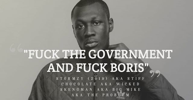 Stormzy, image by Sydesjokes/Instagram,