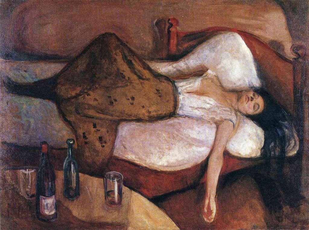 Expressionism Edvard Munch, The Day After, 1894-1895, National Gallery, Oslo, Norway.