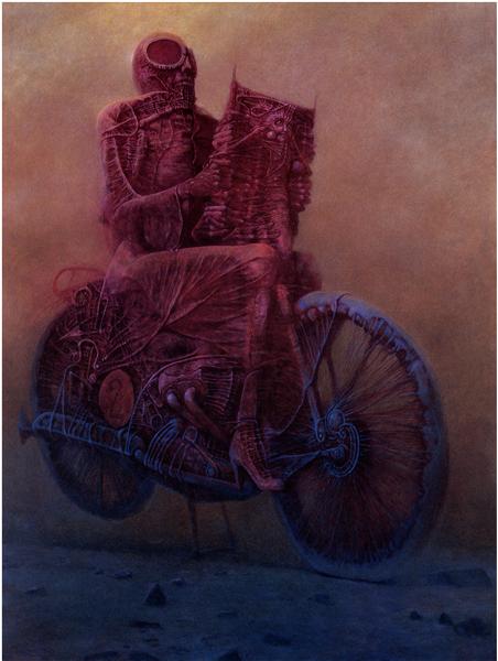 Zdzislaw Beksinski, Untitled, 1986, ©Gallery of Zdzisław Beksiński, The Historical Museum, Sanok, Poland.