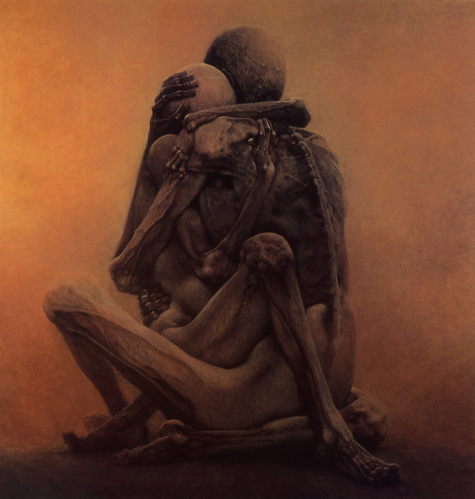 Zdzislaw Beksinski, Untitled, 1984, ©Gallery of Zdzisław Beksiński, The Historical Museum, Sanok, Poland.