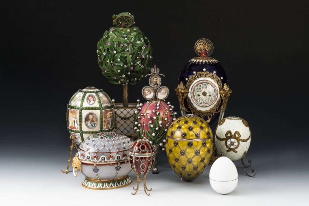 faberge winter egg: Fabergé easter eggs. Elle Decor.
