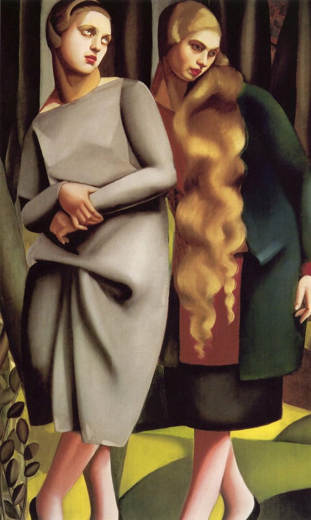 Tamara de Lempicka, Irene and Her Sister, 1925, private collection. 