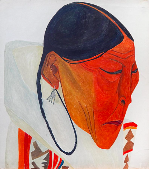 Ada Rybachuk: Ada Rybachuk, Anna, from the series Seven Women from Seven Chums and Mira Ivanivna the Island President, 1962–1963. UU Archive.
