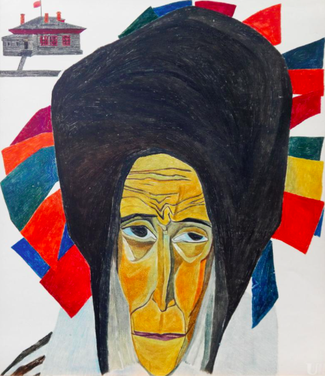 Ada Rybachuk: Ada Rybachuk, Head of the Island Mira Ivanivna, from the series Seven Women from Seven Chums and Mira Ivanivna the Island President, 1962–1963. UU Archive.
